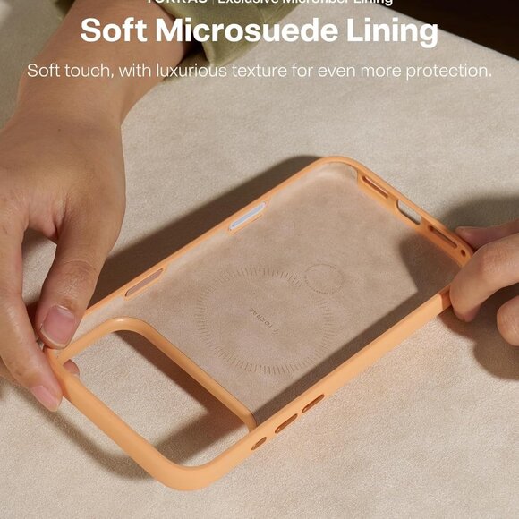 TORRAS Q3 Silicone 360 Spin for iPhone 17 Pro Case with Stand, Fit for MagSafe, - Picture 9 of 10